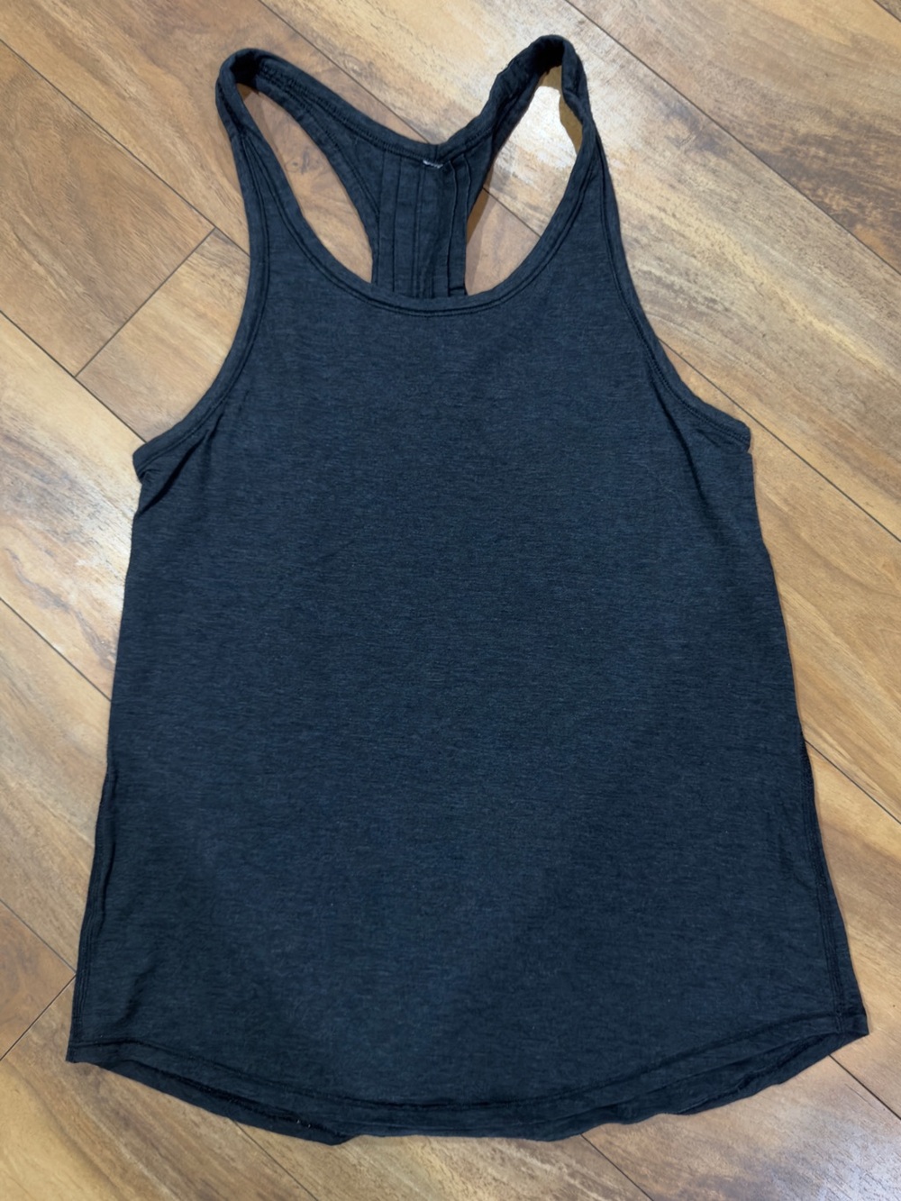 Lululemon Women’s Racerback Tank Top Dark Gray Grey Athletic Workout Yoga Gym
